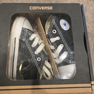 Converse Kids Black and White Sneakers